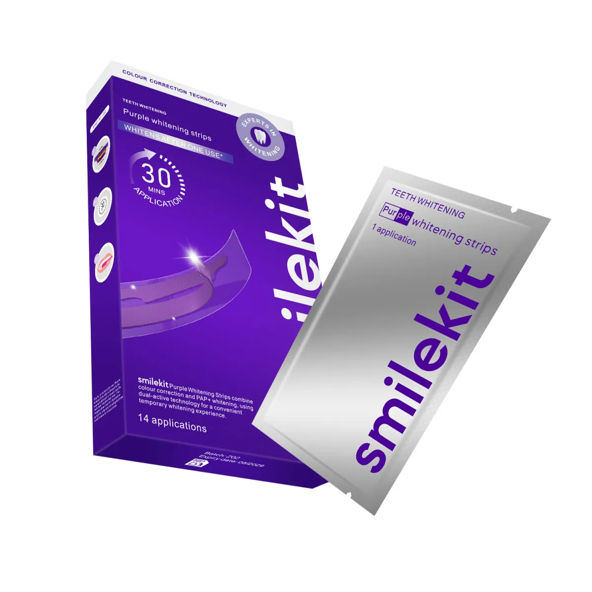 smilekit Purple Whitening Strips
